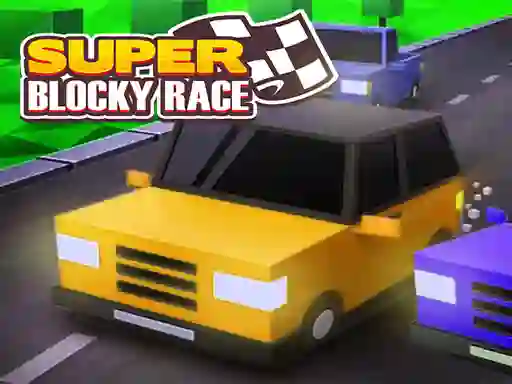 Oyunu Super Blocky Race çevrimiçi