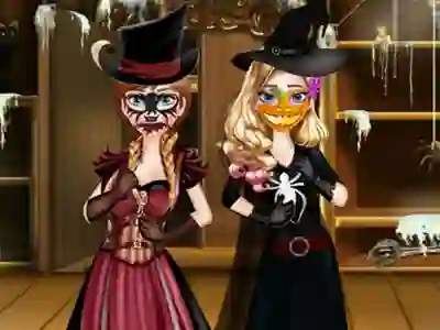 Oyunu Sisters Halloween Preparations çevrimiçi