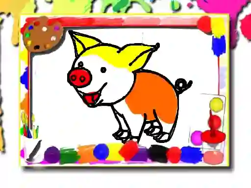 Oyunu Pigs Coloring Book çevrimiçi