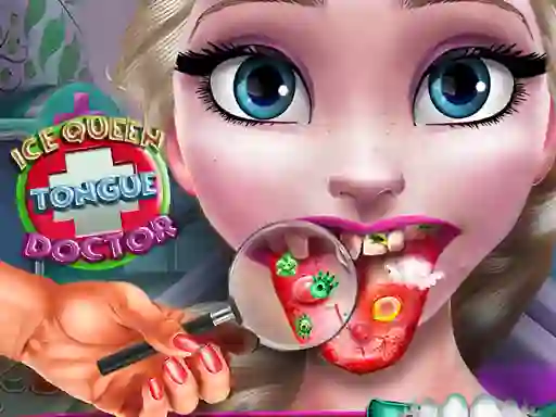 Oyunu Ice Queen Tongue Doctor çevrimiçi