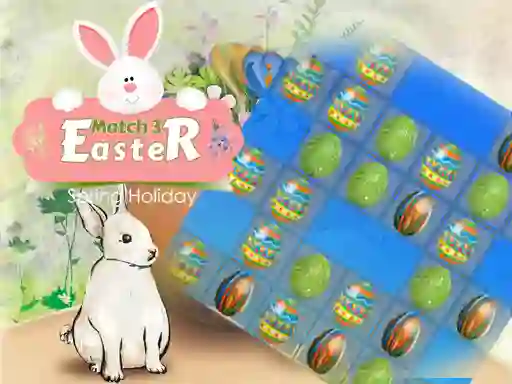 Oyunu Easter Eggs Match 3 çevrimiçi