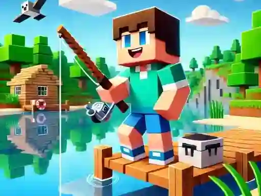 Oyunu Noob fun fishing çevrimiçi