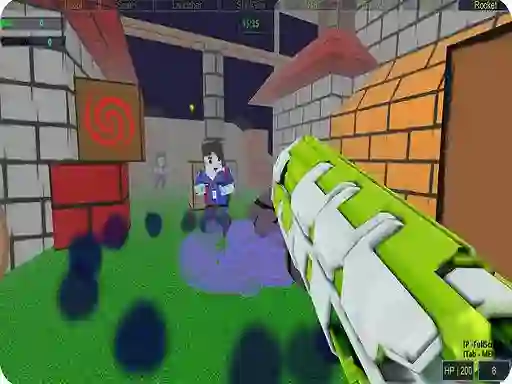 Oyunu Zumbie Blocky Land 2022 çevrimiçi