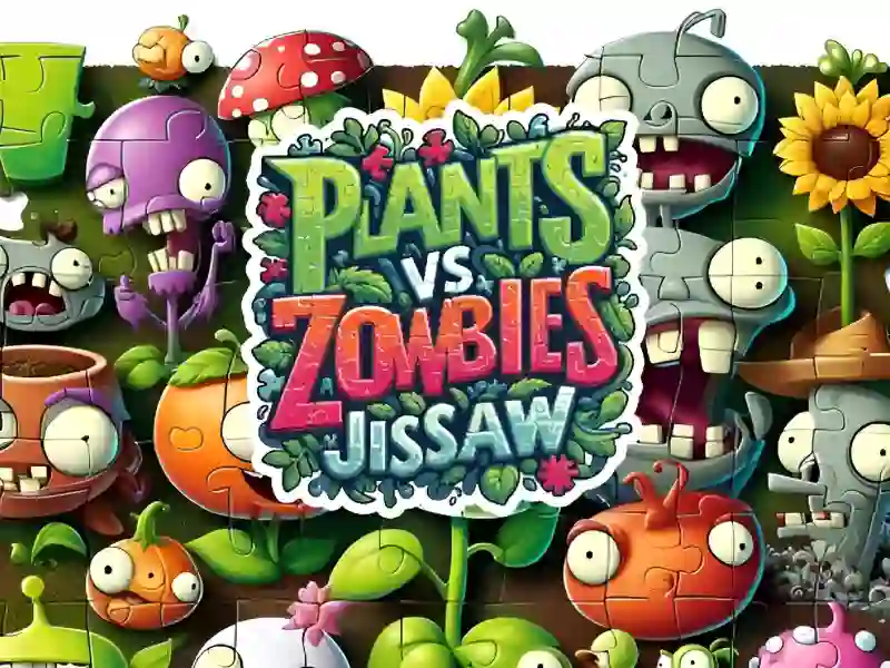 Oyunu Plants vs Zombies Jigsaw çevrimiçi