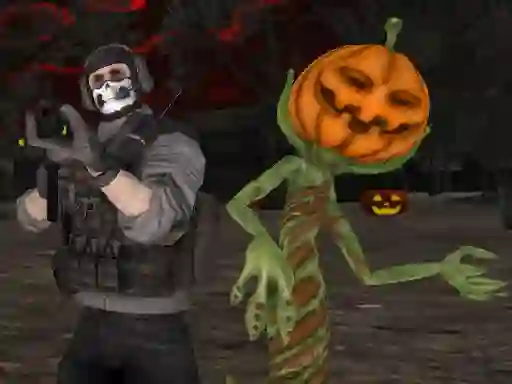 Oyunu Masked Forces: Halloween Survival çevrimiçi