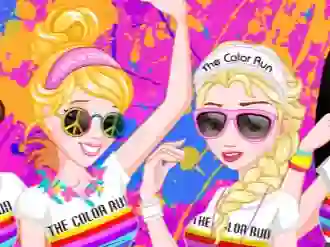 Oyunu Princess Color Run çevrimiçi