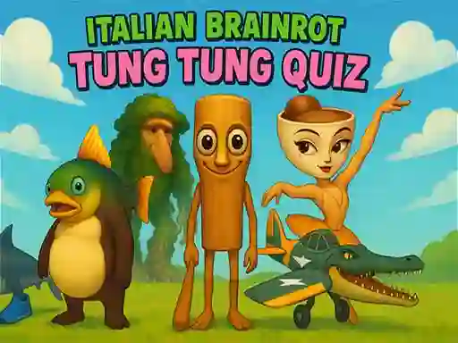 Oyunu Italian Brainrot tung Tung Quiz çevrimiçi