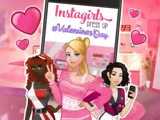 Oyunu Instagirls: Valentine Dress Up çevrimiçi