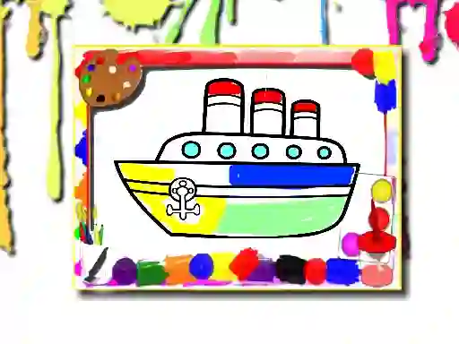Oyunu Boats Coloring Book çevrimiçi