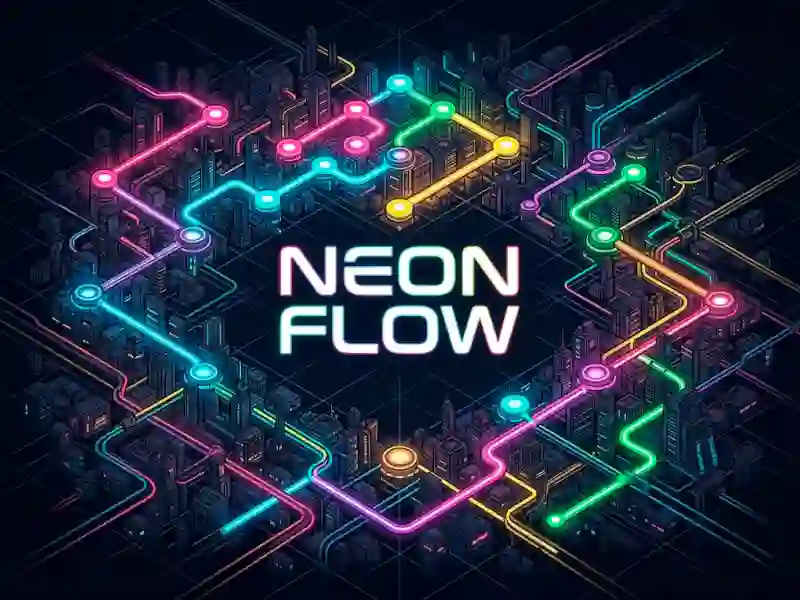 Oyunu Neon Flow çevrimiçi