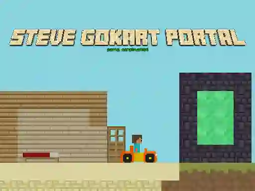 Oyunu Steve GoKart Portal çevrimiçi