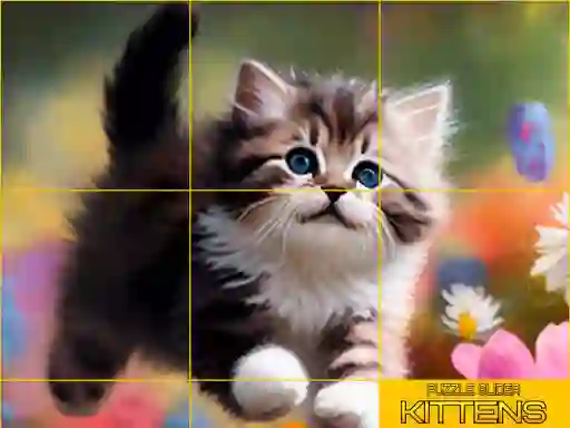 Oyunu Puzzle Sliding Kittens çevrimiçi