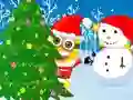 Oyunu Minions Christmas Snowball Wars çevrimiçi