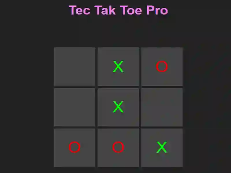 Oyunu Tec Tak Toe Pro çevrimiçi