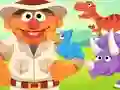 Oyunu 123 Sesame Street: Ernie's Dinosaur Day Care çevrimiçi