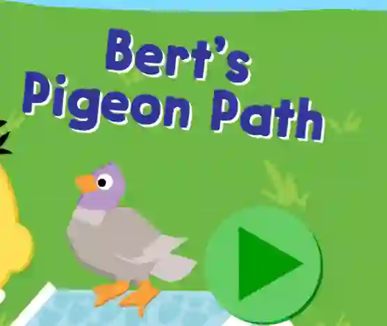 Oyunu 123 Sesame Street: Bert's Pigeon Path çevrimiçi