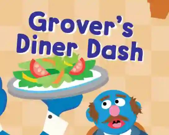 Oyunu 123 Sesame Street: Grover's Diner Dash çevrimiçi