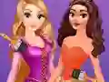 Oyunu Disney Princesses Rainbow Dresses çevrimiçi