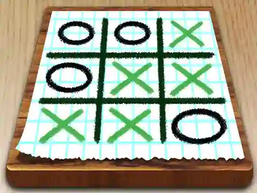 Oyunu Tic Tac Toe Paper Note çevrimiçi