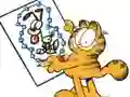 Oyunu Garfield connects the dots çevrimiçi