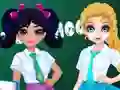 Oyunu Jacqueline and Eliza School Bag Design Contest çevrimiçi