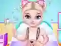 Oyunu Naughty Baby Elsa's Weekend çevrimiçi
