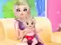 Oyunu Princess Elsa Baby Born çevrimiçi