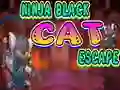 Oyunu Ninja Black Cat Escape çevrimiçi