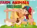 Oyunu Farm Animals Puzzles Challenge çevrimiçi