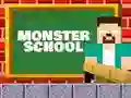 Oyunu Monster School: Roller Coaster & Parkour çevrimiçi