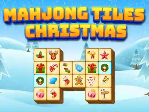 Oyunu Mahjong Tiles Christmas çevrimiçi