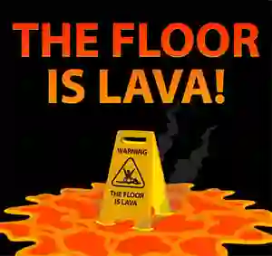 Oyunu The Floor is Lava çevrimiçi