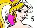 Oyunu Princess Coloring By Number çevrimiçi