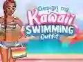 Oyunu Design My Kawaii Swimming Outfit çevrimiçi