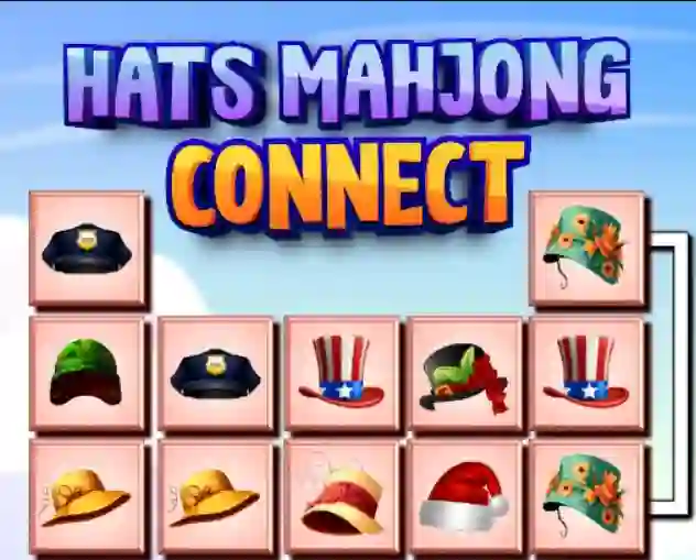 Oyunu Hats Mahjong Connect çevrimiçi
