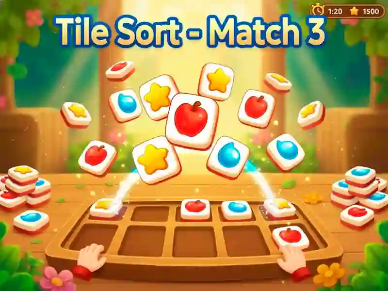 Oyunu Tile Sort - Match 3 çevrimiçi