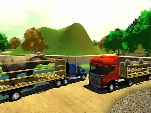 Oyunu Offroad Animal Truck Transport Simulator 2020 çevrimiçi