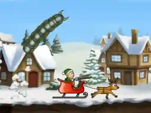 Oyunu Effing Worms Xmas çevrimiçi