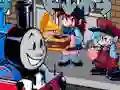 Oyunu FNF: Big Engine Brawl çevrimiçi