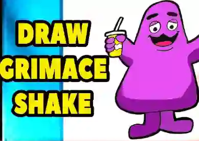 Oyunu Grimace Shake: Draw and Erase çevrimiçi