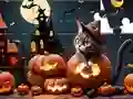 Oyunu Jigsaw Puzzle: Halloween Cat çevrimiçi