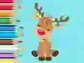 Oyunu Coloring Book: Cute Christmas Reindeer çevrimiçi