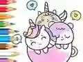 Oyunu Coloring Book: A Cup Of Unicorn çevrimiçi