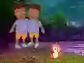 Oyunu Twins Escape From Night Forest çevrimiçi