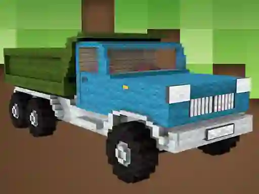 Oyunu Blockcraft Truck Jigsaw çevrimiçi