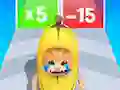 Oyunu Epic Banana Run: Merge Master çevrimiçi