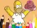 Oyunu Coloring Book: Simpson Doughnut çevrimiçi