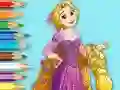 Oyunu Coloring Book: Princess Rapunzel çevrimiçi