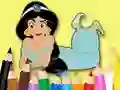 Oyunu Coloring Book: Princess Jasmine çevrimiçi