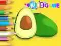 Oyunu Coloring Book: Avocado Fruit çevrimiçi
